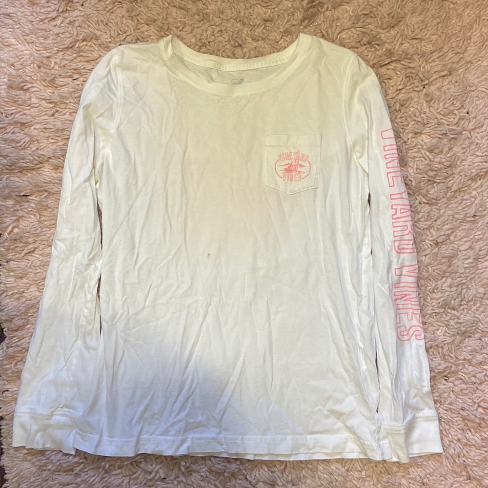 Vineyard Vine white long sleeve
